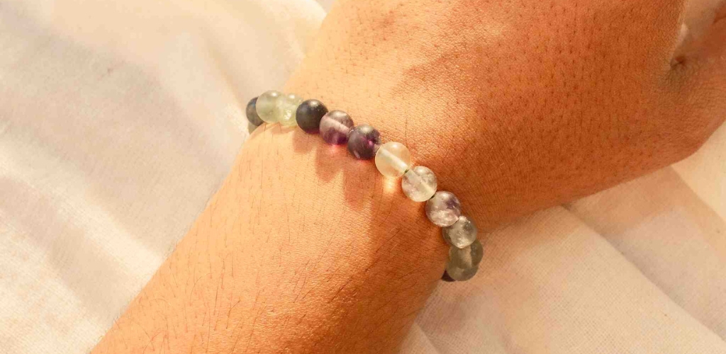 Which Hand to Wear a Rainbow Fluorite Bracelet