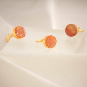 Raw Carnelian Ring