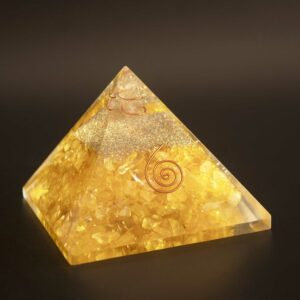 Citrine Orgone Pyramid