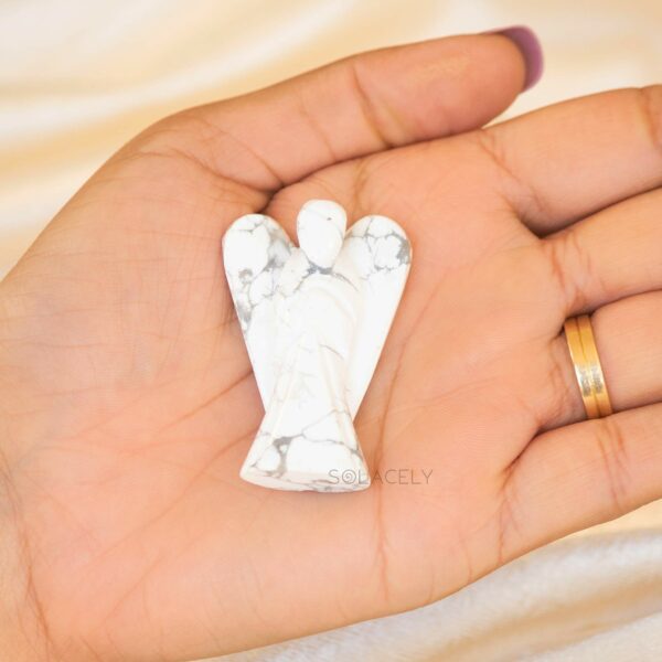 Howlite Crystal Angel - Image 3