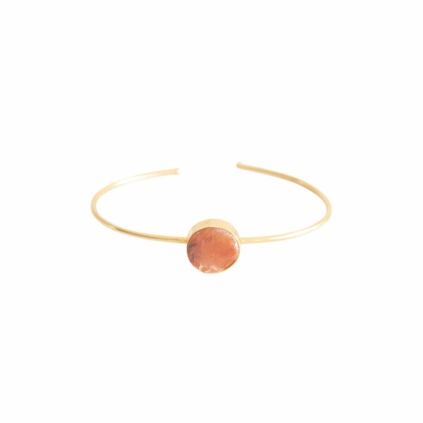 carnelian cuff bracelet