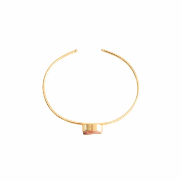 carnelian cuff bracelet adjustable