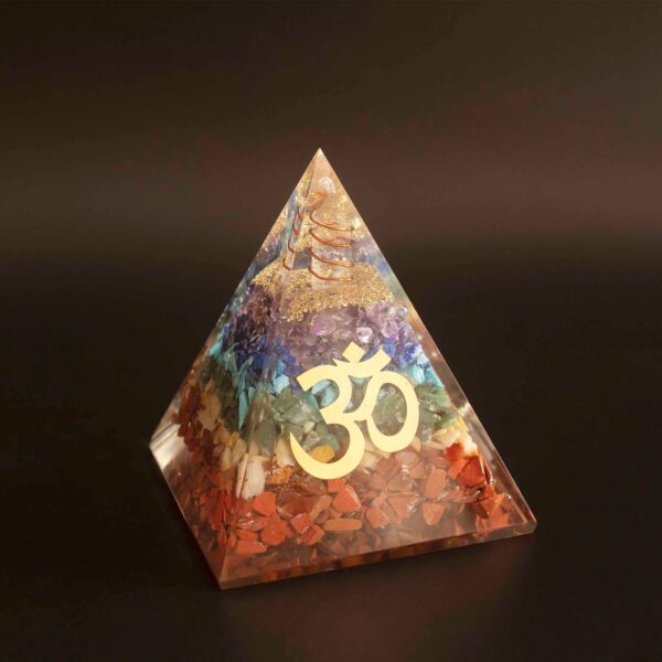 seven chakra orgone pyramid