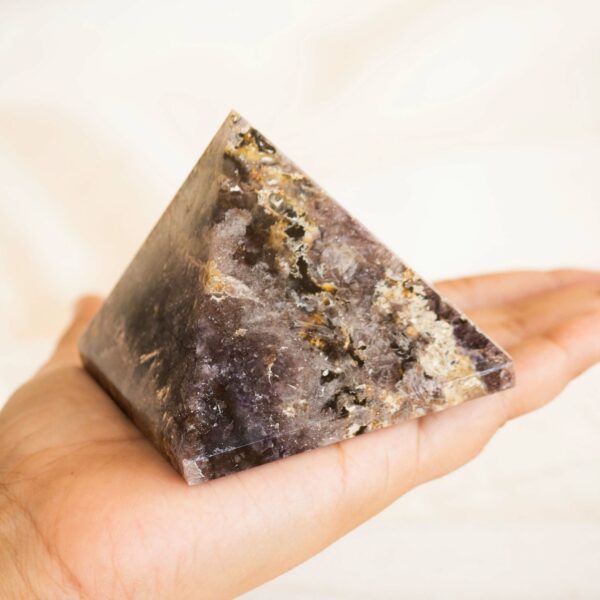 Natural Amethyst Pyramid 3 Inch - Image 3