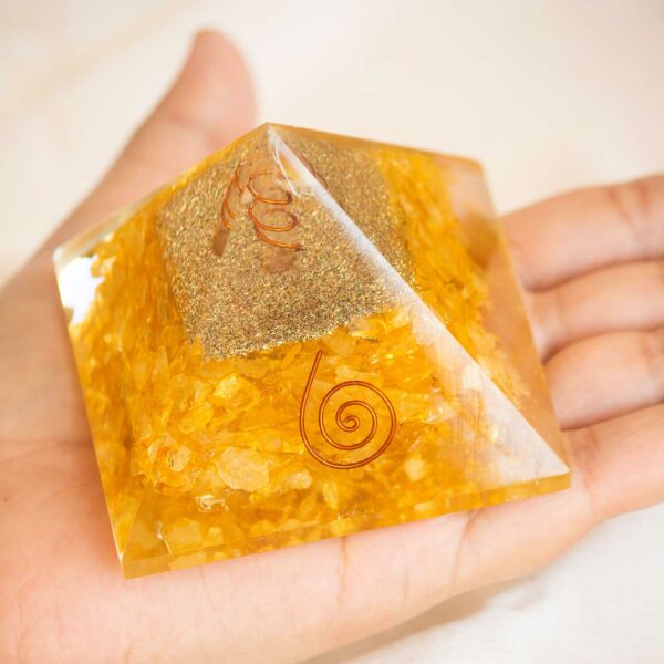 Citrine Orgone Pyramid - Image 3