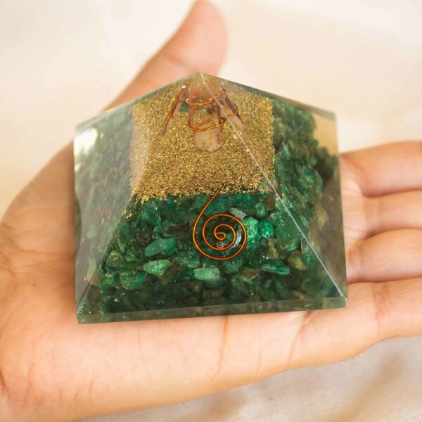Green Aventurine Orgone Pyramid - Image 3