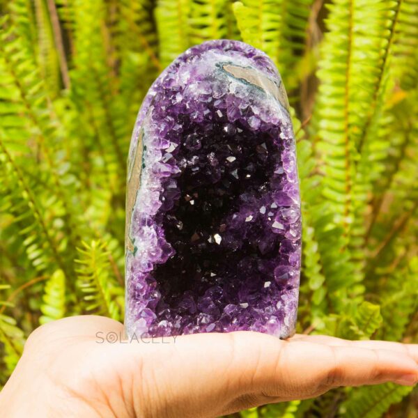 Amethyst Geode From Brazil AAA+ Quality Deep Purple - 885g