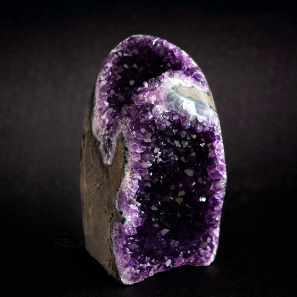 Amethyst Geode From Brazil AAA+ Quality Deep Purple - 885g - Image 2