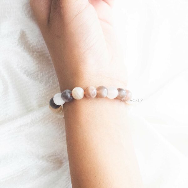 Multi-Moonstone Bracelet - Authentic - Image 3
