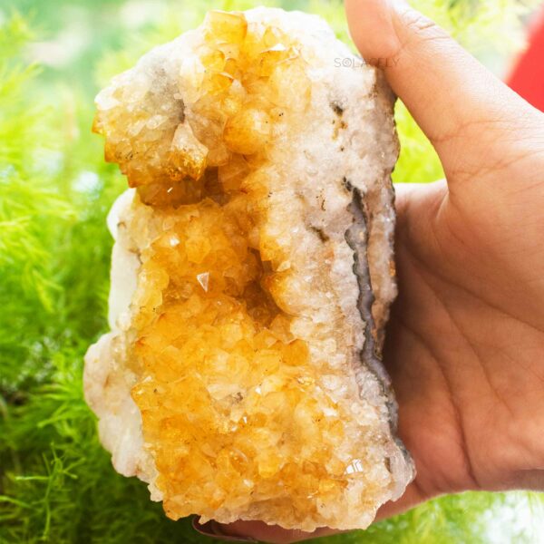 Citrine Geode for Money Attraction