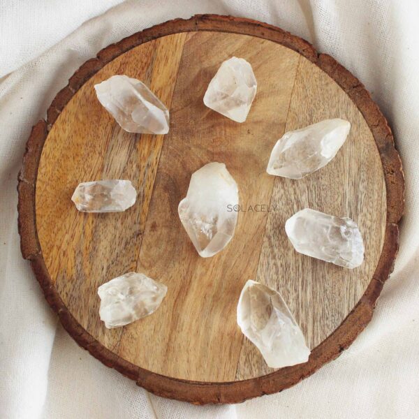 Clear Quartz Raw Stones 150gms - Image 4