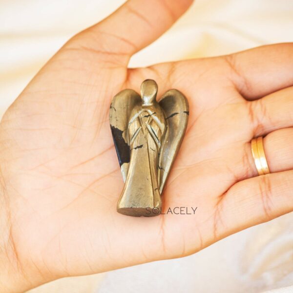 Pyrite Crystal Angel - Image 3