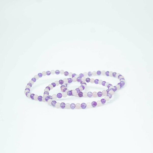 rose quartz and amethyst together