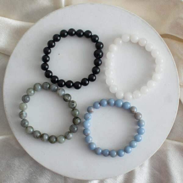 moon phase bracelet set 8mm beads