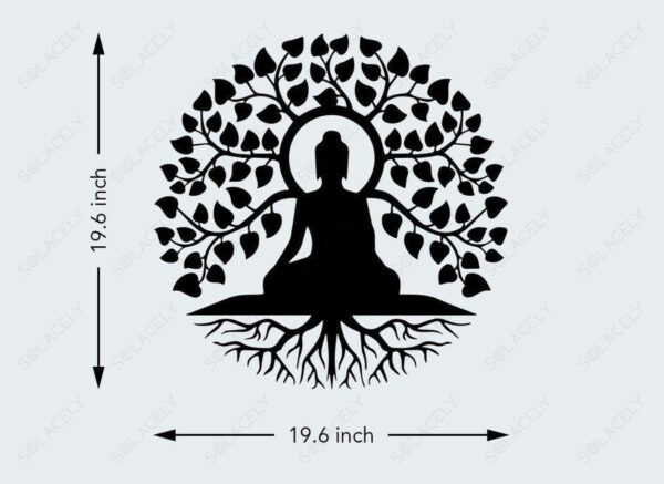 Buddha Tree Wall Art - Image 2