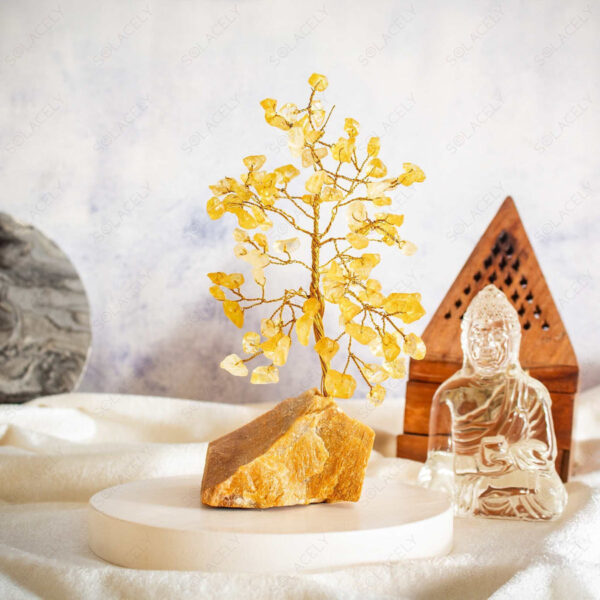 Citrine Tree with Yellow Aventurine Base - Image 2