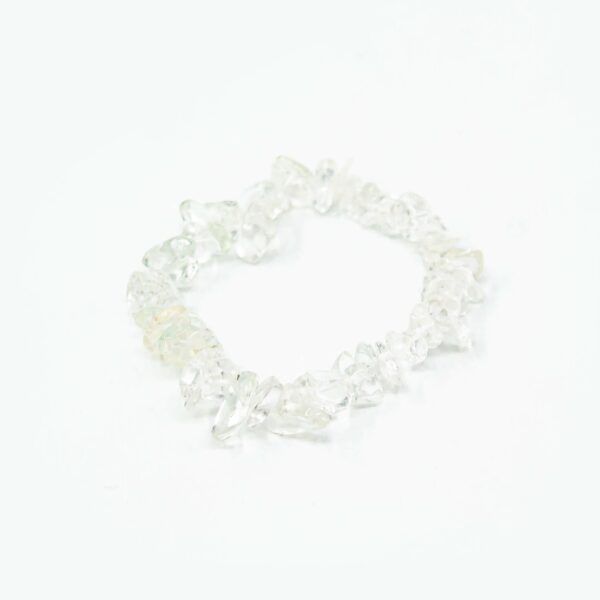 chip bracelet clear quartz