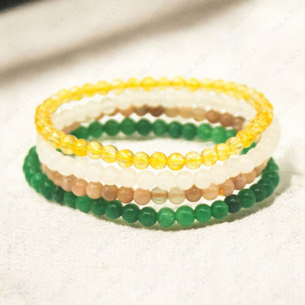 Gemini Crystal Stackable Bracelet Set - Image 3