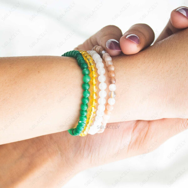 Gemini Crystal Stackable Bracelet Set - Image 2