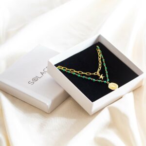 green onyx necklace
