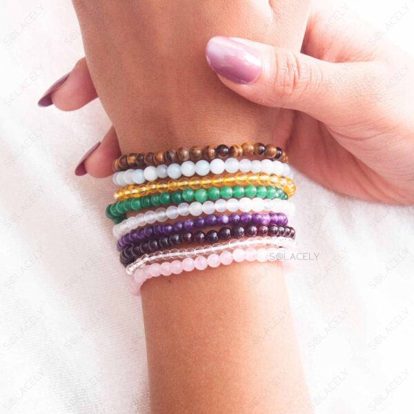 Navratna Crystals Stackable Bracelet Set