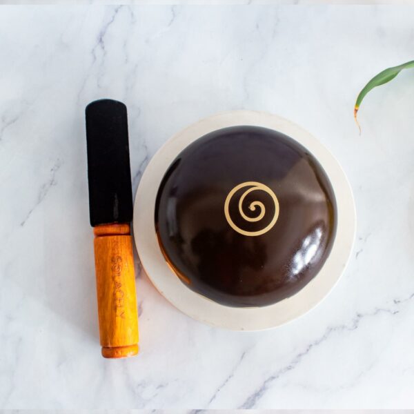 Tibetan Singing Bowl Moon 4 inch - Image 5