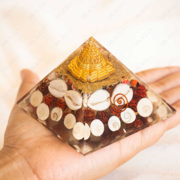 Shree Yantra Gomti Chakra Orgone Pyramid