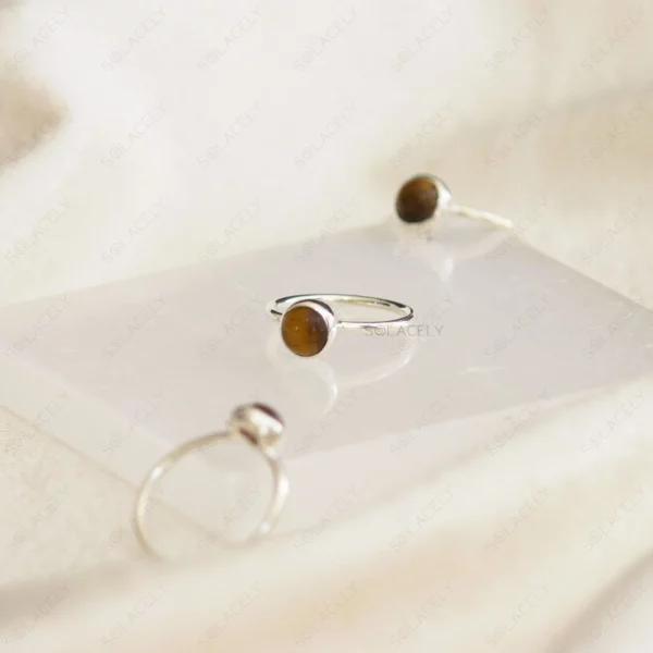 Tiger's Eye Sterling Silver Ring - Image 3