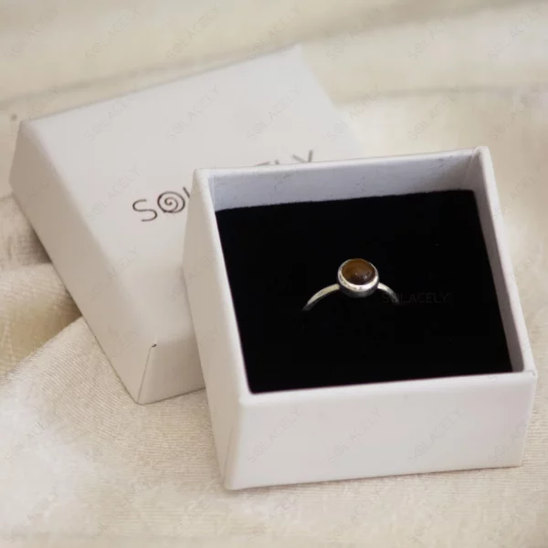 Tiger's Eye Sterling Silver Ring - Image 4