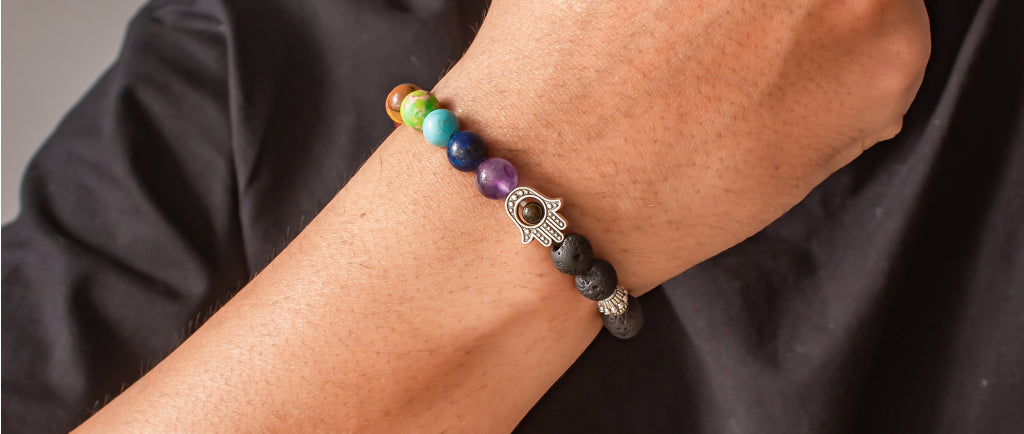 crystal healing bracelet for your guest