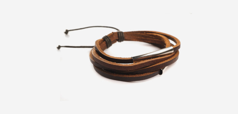 Leather bracelet