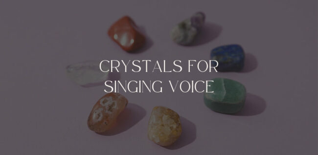 crystals for singing voice
