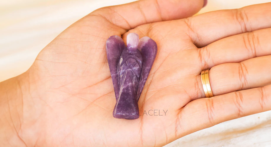 Lepidolite Crystal Angel