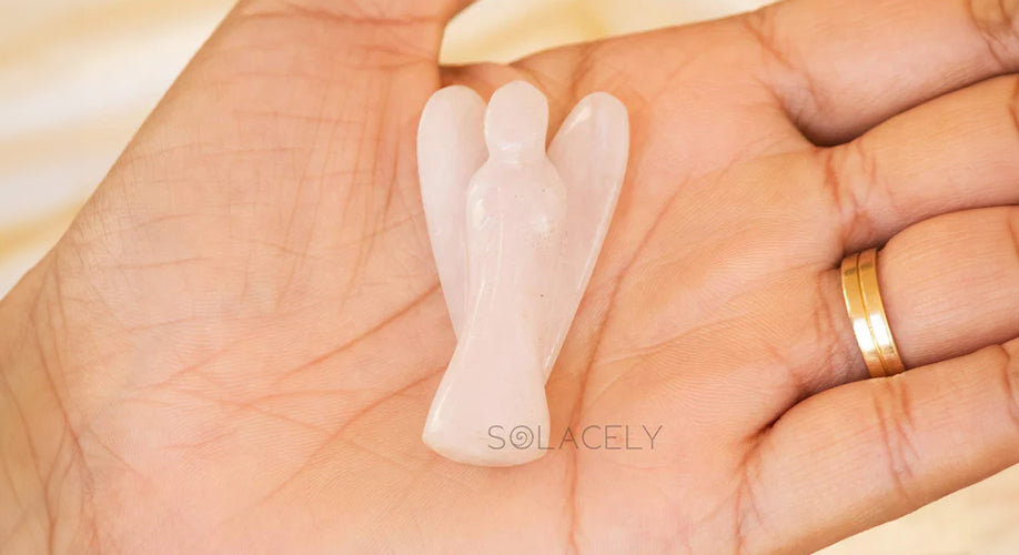 Rose Quartz Crystal Angel