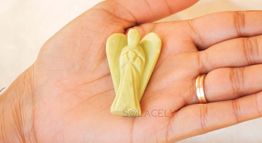 Serpentine Crystal Angel