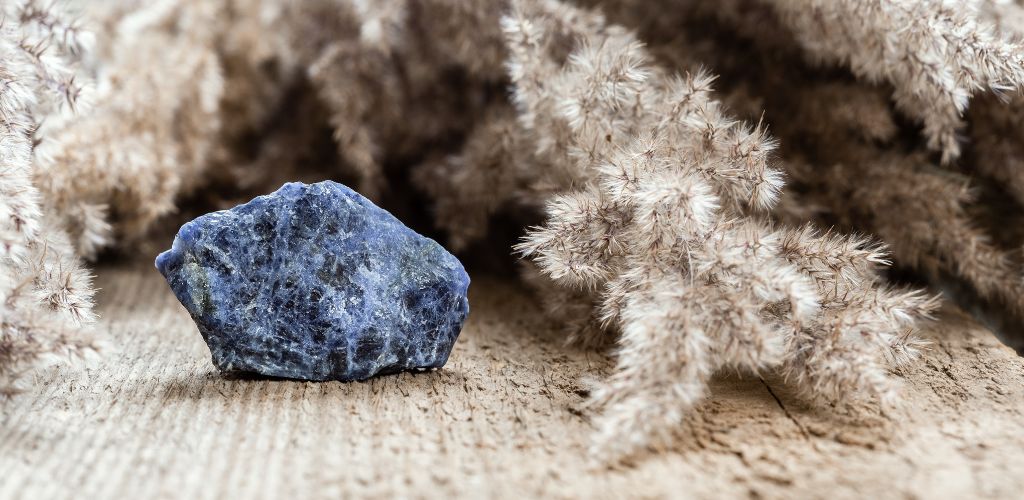 Sodalite crystal for anxiety and stress