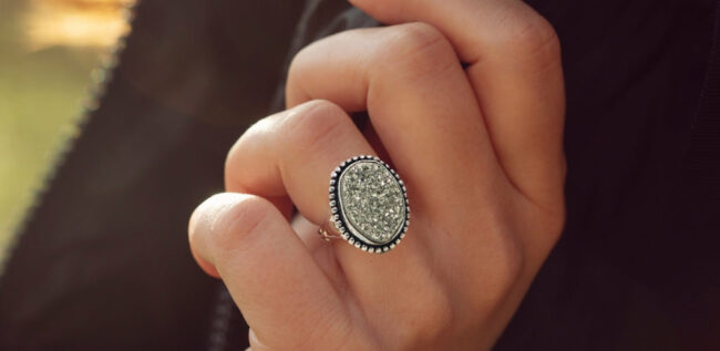 Pyrite ring