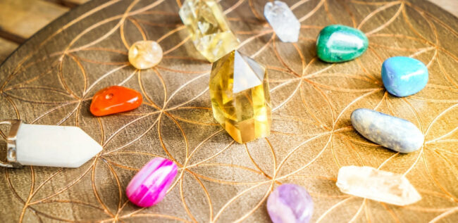 Crystal pairing with citrine