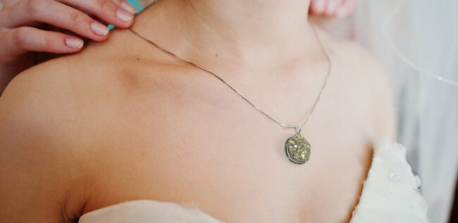 Pyrite pendant