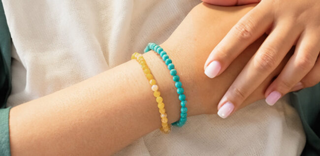 Citrine and turqouoise