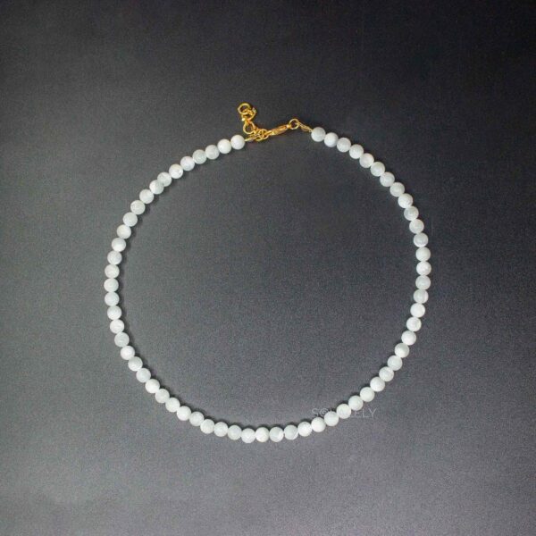 Mother of Pearl Beaded Necklace - Image 3