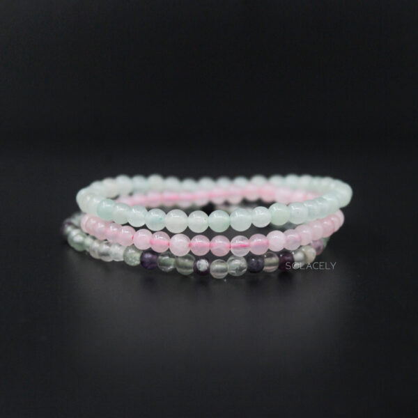 Heart chakra beads