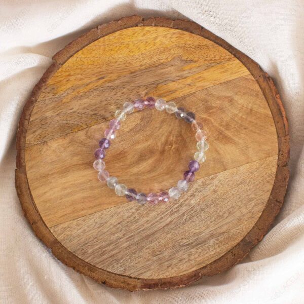 8mm rainbow fluorite bracelet