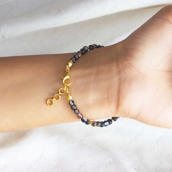 black agate spirit bracelet