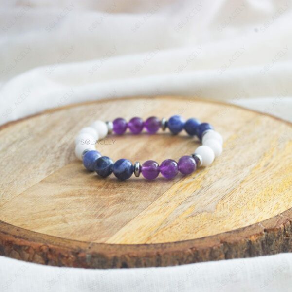 awareness gem bracelet