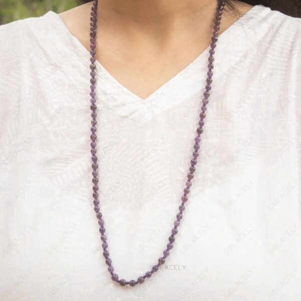 amethyst meditation japmala