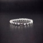 clear quartz butterfly bracelet