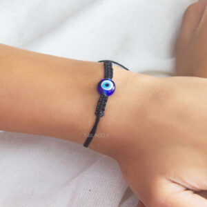 evil eye-black string