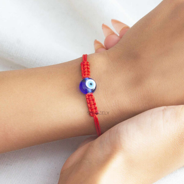 Evil Eye Red String Bracelet - Image 2