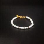 howlite beaded bracelet 4mm beads adjustable